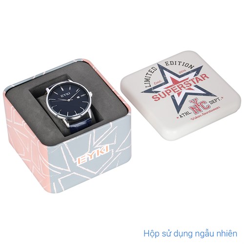 Đồng hồ EYKI 40 mm Nam EYC020-01 Màu Xanh dương đậm