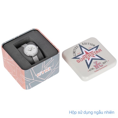 Đồng hồ EYKI 28 mm Nữ EYS001-01 Màu Bạc