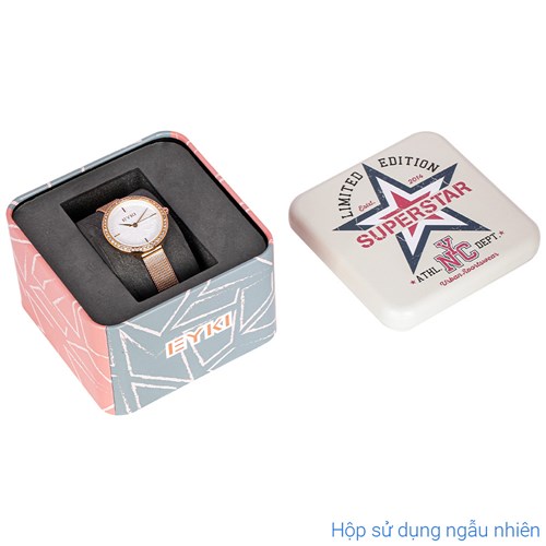 Đồng hồ EYKI 28 mm Nữ EYS001-02 Màu Vàng Hồng