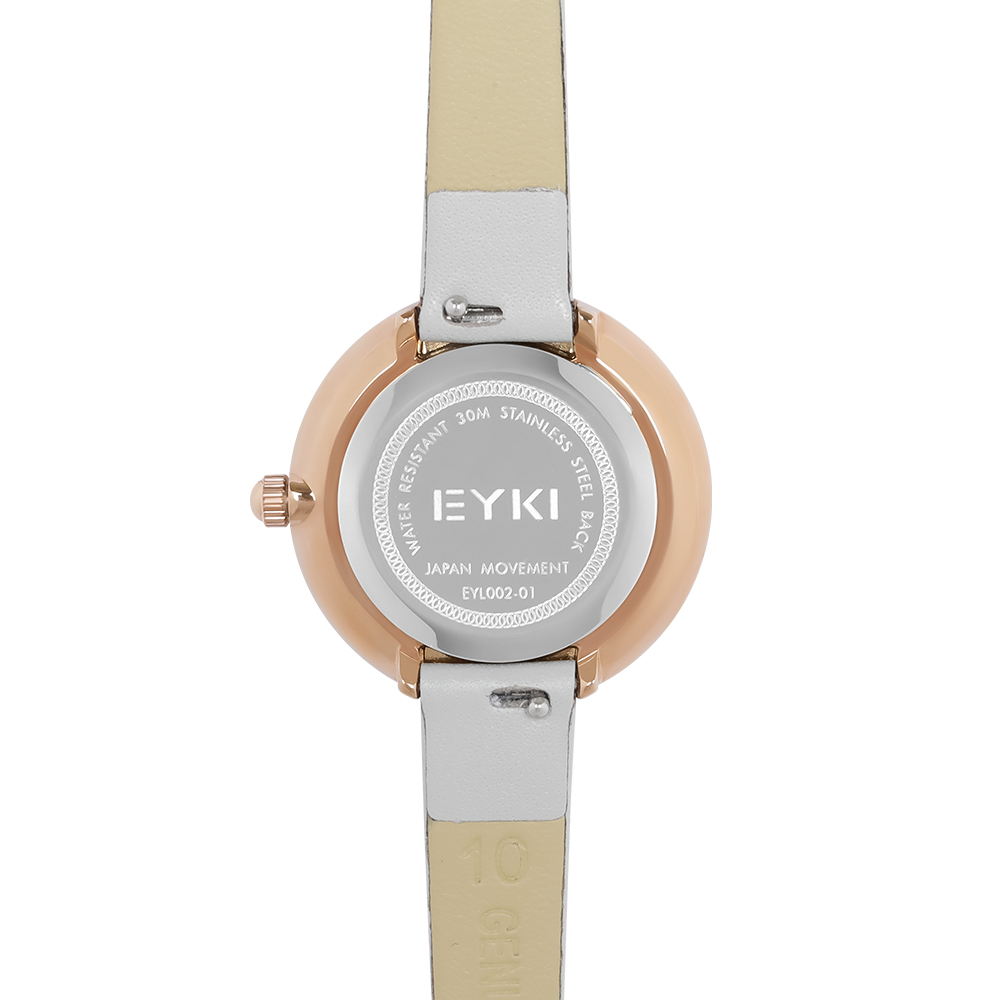 Đồng hồ EYKI 28 mm Nữ EYL002-01 Màu Xám
