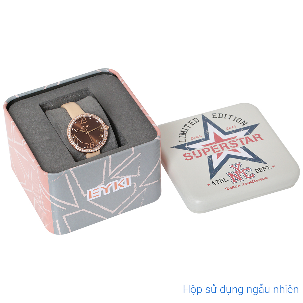Đồng hồ EYKI 28 mm Nữ EYL003-02 Màu Nâu