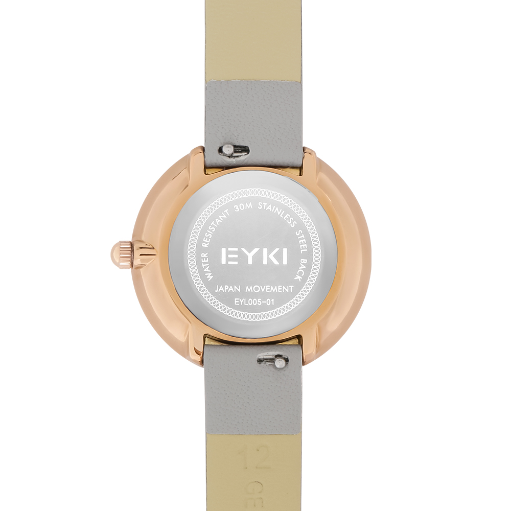 Đồng hồ EYKI 30 mm Nữ EYL005-01 Màu Xám