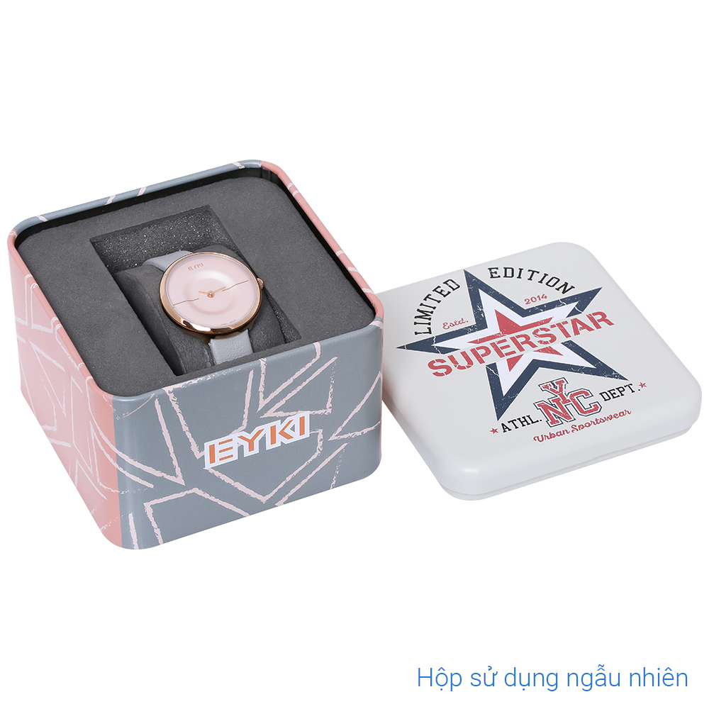 Đồng hồ EYKI 30 mm Nữ EYL005-01 Màu Xám