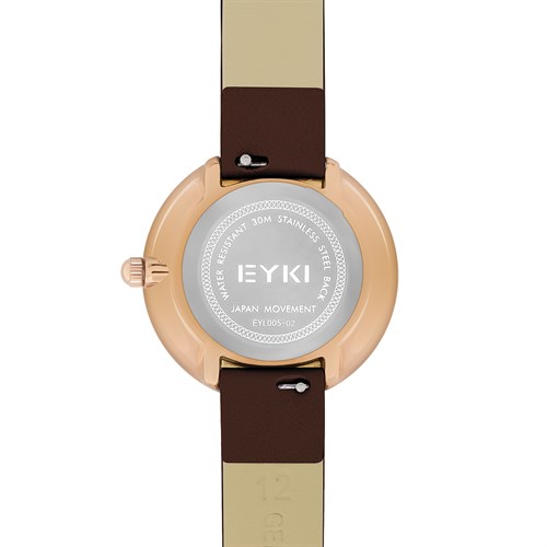 Đồng hồ EYKI 30 mm Nữ EYL005-02 Màu Nâu