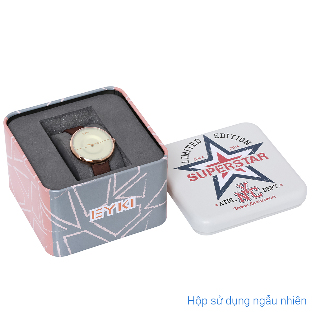 Đồng hồ EYKI 30 mm Nữ EYL005-02 Màu Nâu