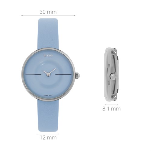 Đồng hồ EYKI 30 mm Nữ EYL005-04 Màu Xanh da trời