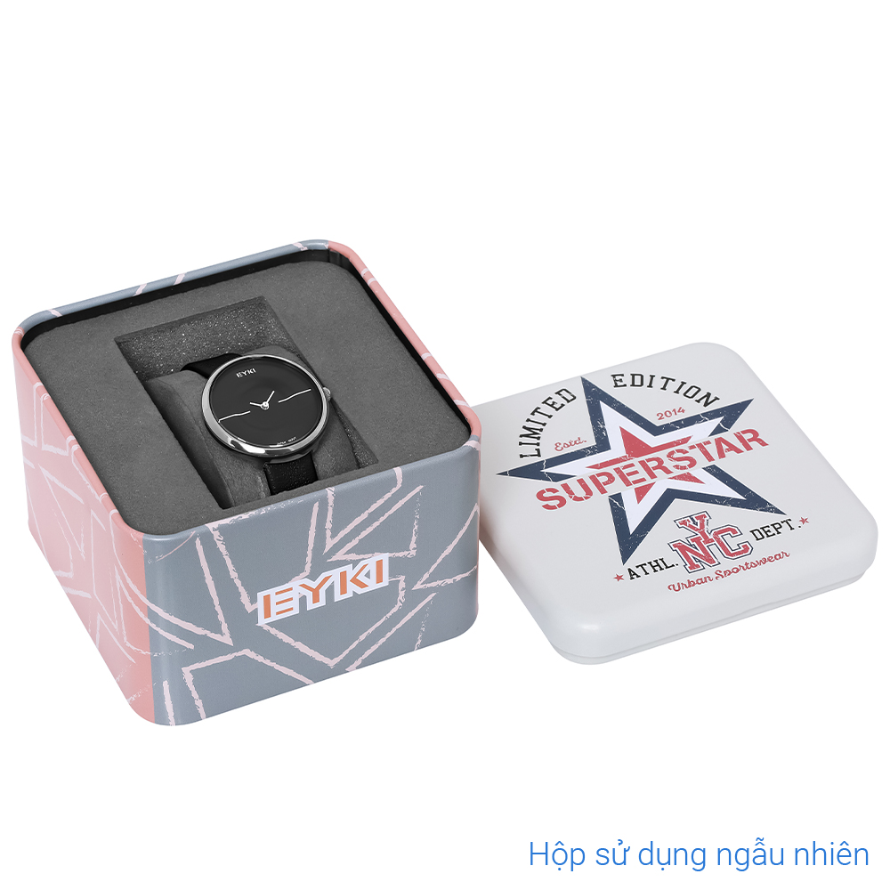 Đồng hồ EYKI 30 mm Nữ EYL005-05 Màu Đen
