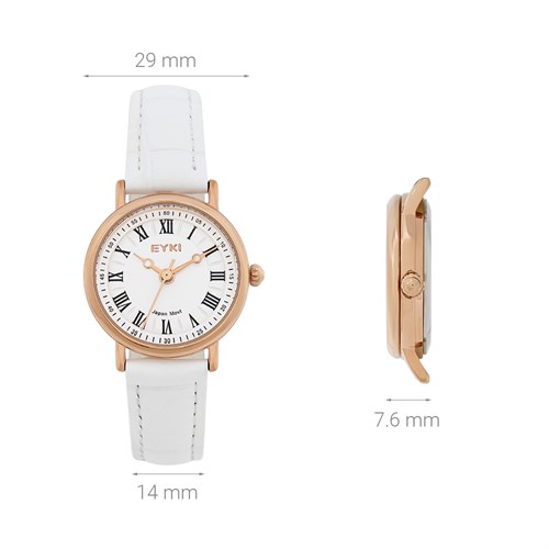 Đồng hồ EYKI 29 mm Nữ EYC007-03 Màu Trắng