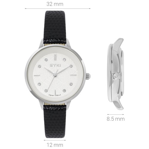 Đồng hồ EYKI 32 mm Nữ EYL011-01 Màu Đen