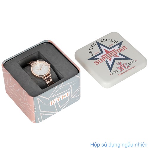 Đồng hồ EYKI 28.5 mm Nữ EYS007-03 Màu Vàng Hồng