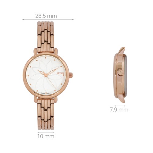 Đồng hồ EYKI 28.5 mm Nữ EYS007-03 Màu Vàng Hồng