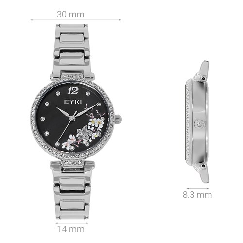 Đồng hồ EYKI 30 mm Nữ EYS008-01 Màu Bạc