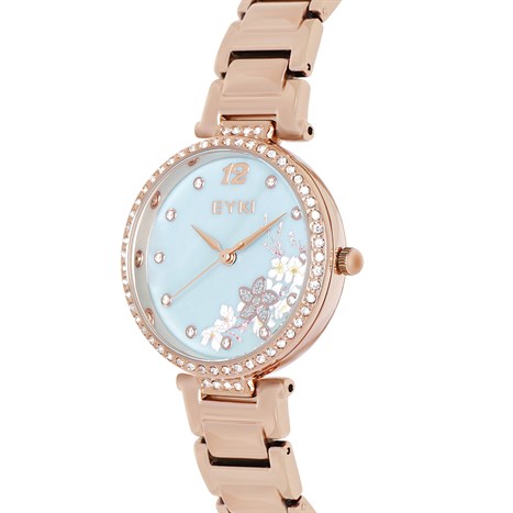 Đồng hồ EYKI 30 mm Nữ EYS008-04 Màu Vàng Hồng