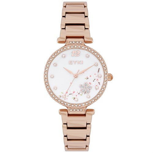 Đồng hồ EYKI 30 mm Nữ EYS008-05 Màu Vàng Hồng