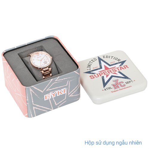 Đồng hồ EYKI 30 mm Nữ EYS008-05 Màu Vàng Hồng