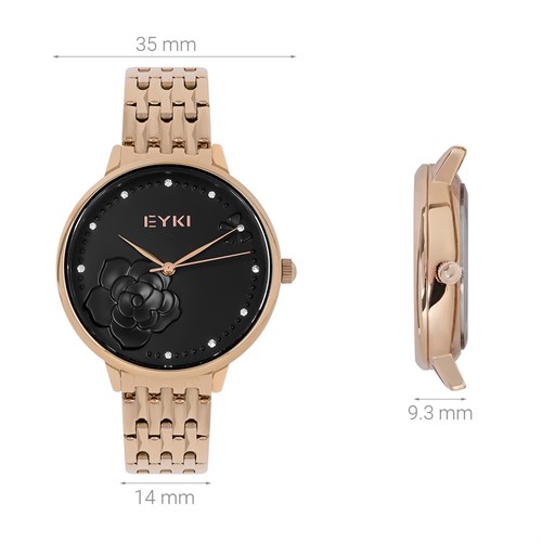 Đồng hồ EYKI 35 mm Nữ EYS009-01 Màu Vàng Hồng