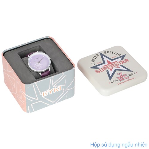 Đồng hồ EYKI 35 mm Nữ EYL013-01 Màu Tím