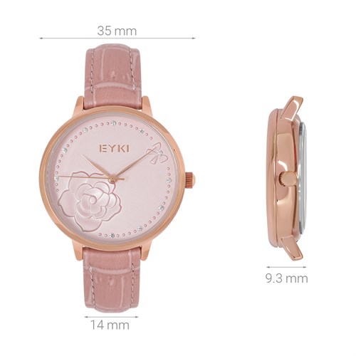 Đồng hồ EYKI 35 mm Nữ EYL013-02 Màu Hồng