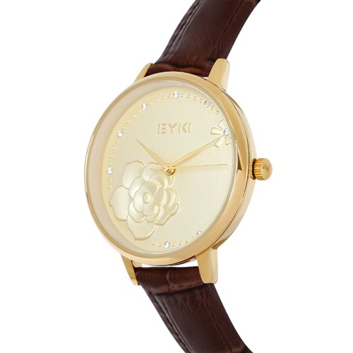 Đồng hồ EYKI 35 mm Nữ EYL013-03 Màu Nâu