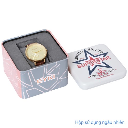 Đồng hồ EYKI 35 mm Nữ EYL013-03 Màu Nâu