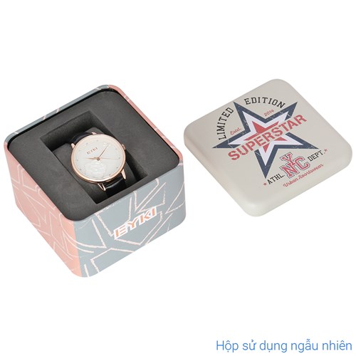Đồng hồ EYKI 35 mm Nữ EYL013-04 Màu Đen