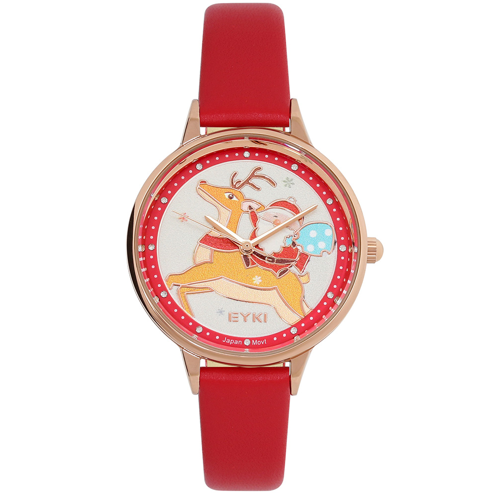 Đồng hồ EYKI 32 mm Nữ EYL014-02 Màu Đỏ