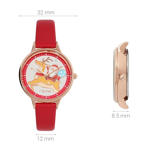 Đồng hồ EYKI 32 mm Nữ EYL014-02 Màu Đỏ