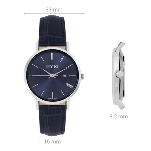 Đồng hồ EYKI 33 mm Nữ EYC017-02 Màu Xanh dương đậm