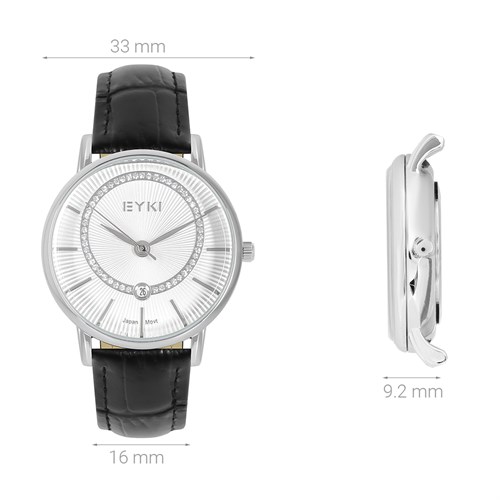 Đồng hồ EYKI 33 mm Nữ EYC019-02 Màu Đen