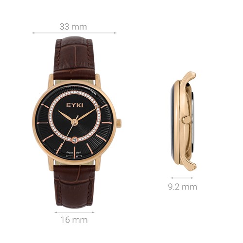 Đồng hồ EYKI 33 mm Nữ EYC022-02 Màu Nâu