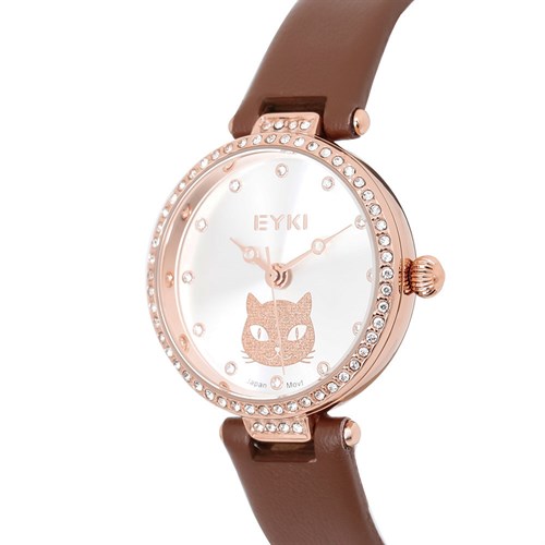 Đồng hồ EYKI 30 mm Nữ EYL023-01 Màu Nâu