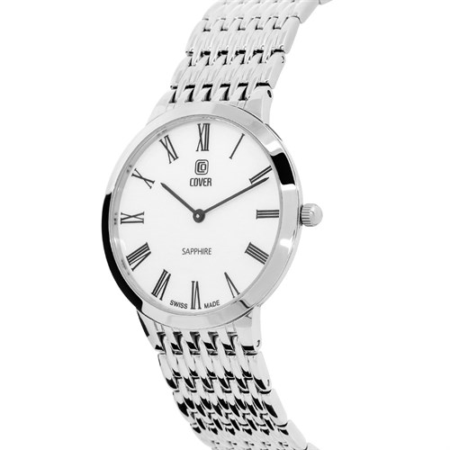 Đồng hồ Cover 35 mm Nam CO124.03 Màu Bạc