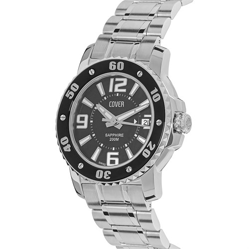 Đồng hồ Cover 44 mm Nam CO145.01 Màu Bạc