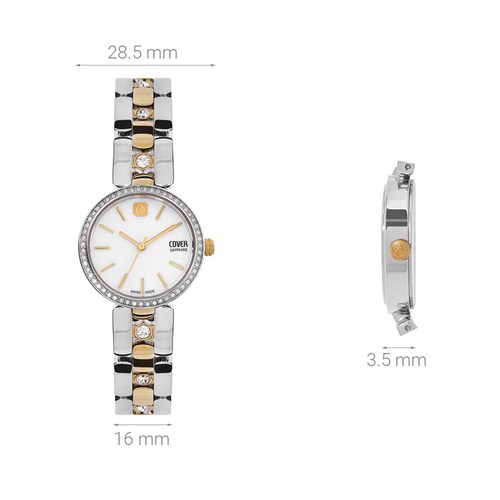 Đồng hồ Cover 28.5 mm Nữ CO147.02 Màu Bạc
