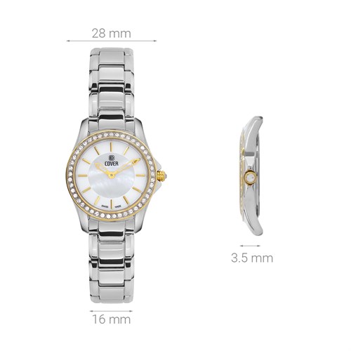 Đồng hồ Cover 28 mm Nữ CO184.04 Màu Bạc