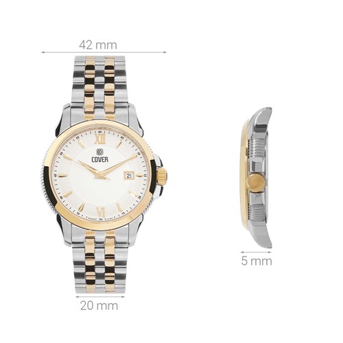 Đồng hồ Cover 42 mm Nam CO189.04 Màu Bạc