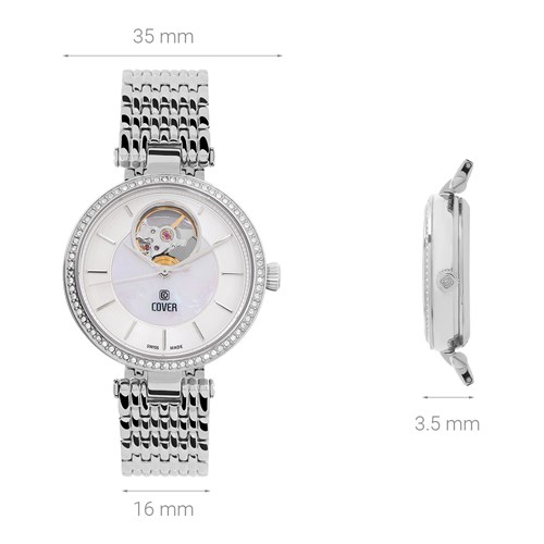 Đồng hồ Cover 35 mm Nữ COA9.01 Màu Bạc