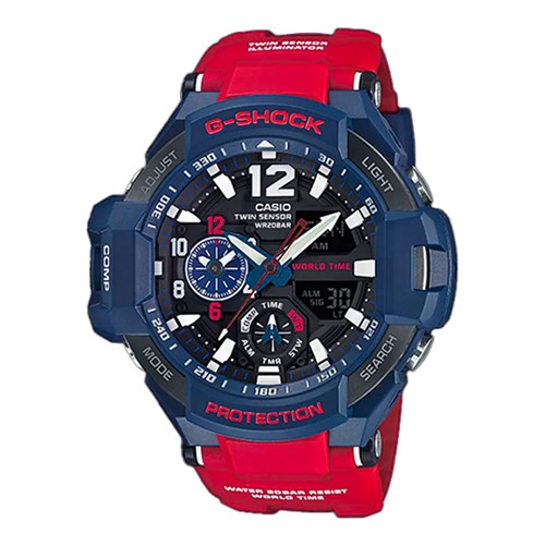 Đồng hồ G-Shock GRAVITYMASTER 52.1 mm Nam GA-1100-2ADR Màu Đỏ