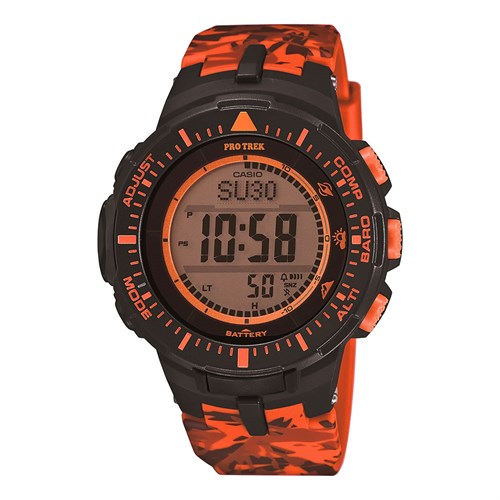 Đồng hồ Casio Protrek 47 mm Nam PRG-300CM-4DR Màu Cam