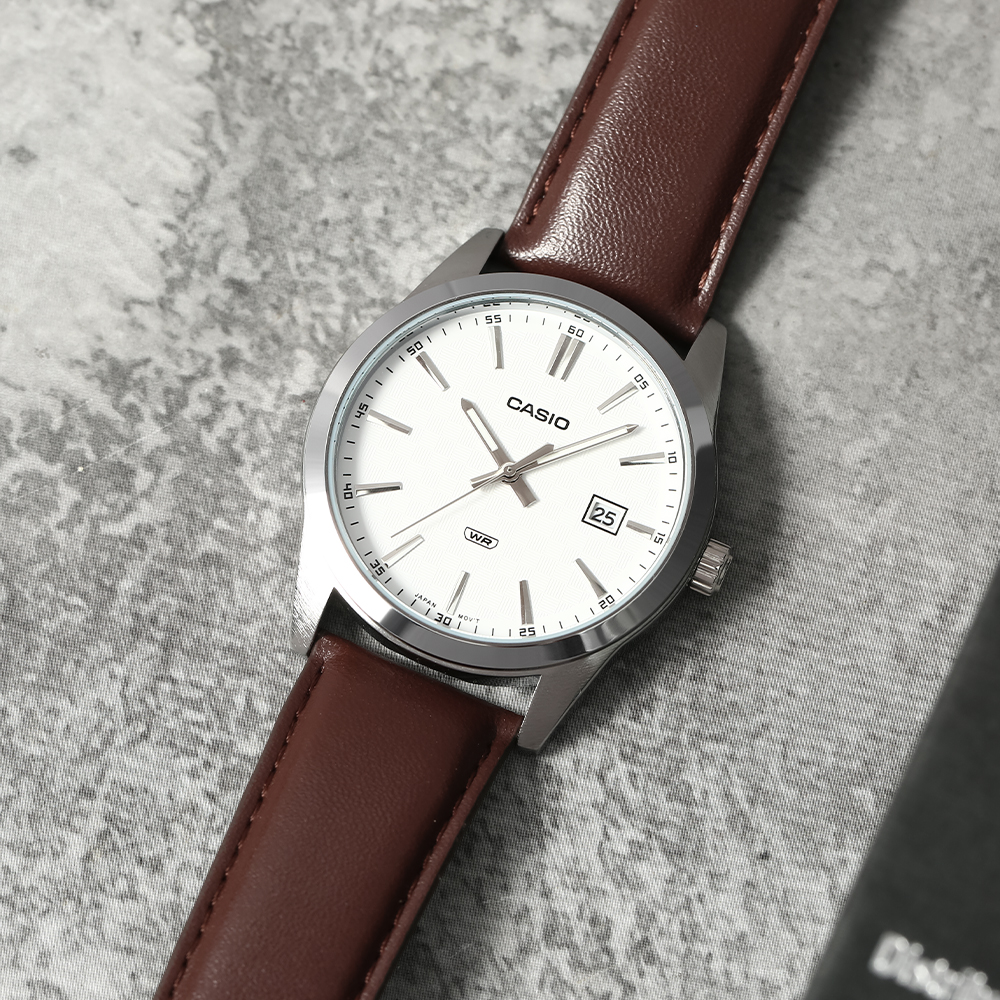 Đồng hồ Casio Timeless 41 mm Nam MTP-VD03L-5AUDF