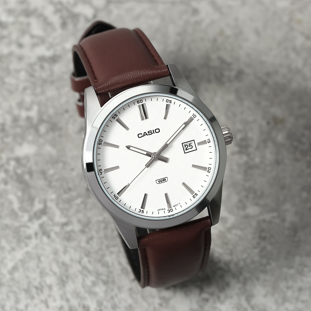 Đồng hồ Casio Timeless 41 mm Nam MTP-VD03L-5AUDF