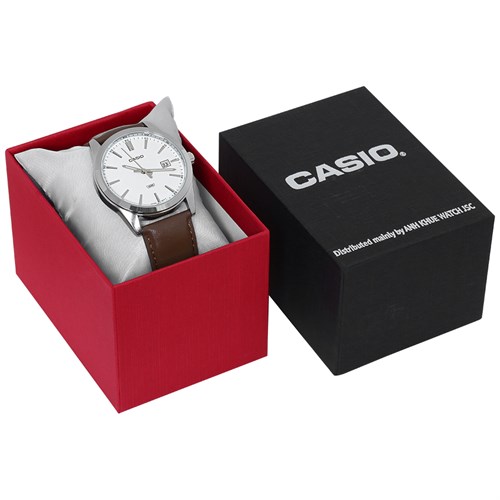 Đồng hồ Casio Timeless 41 mm Nam MTP-VD03L-5AUDF Màu Nâu