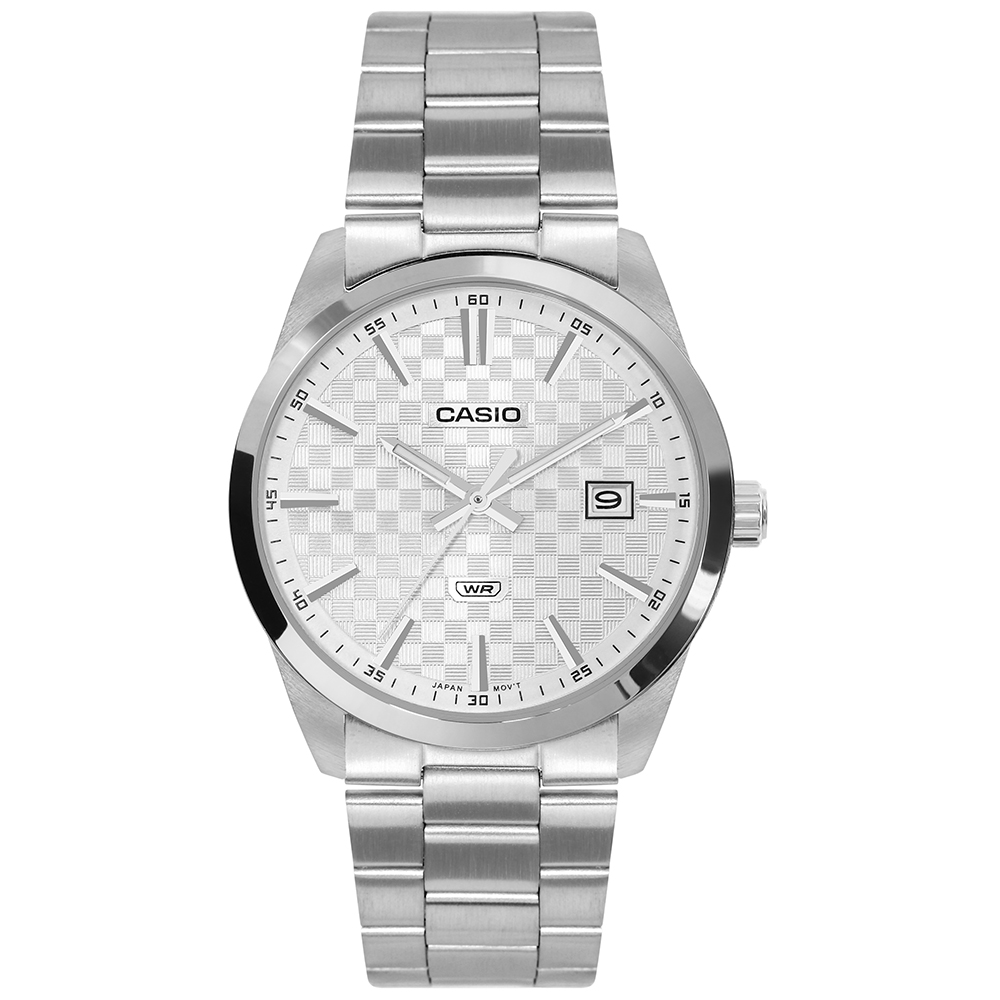 Đồng hồ Casio Timeless 41 mm Nam MTP-VD03D-7AUDF Màu Bạc