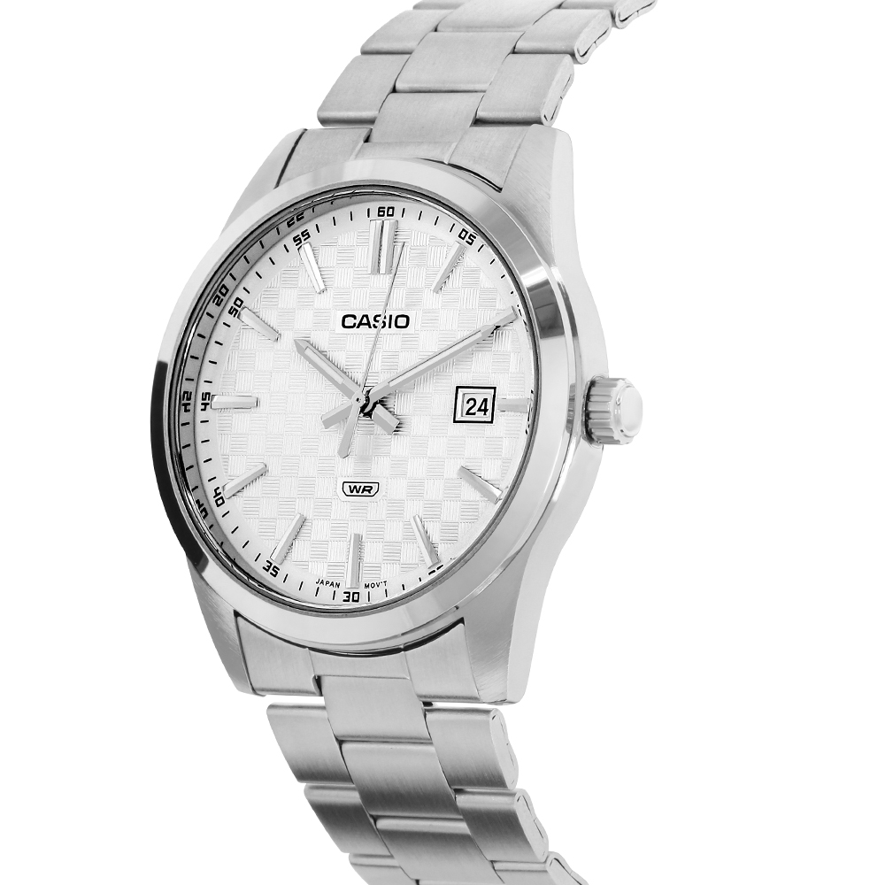 Đồng hồ Casio Timeless 41 mm Nam MTP-VD03D-7AUDF Màu Bạc