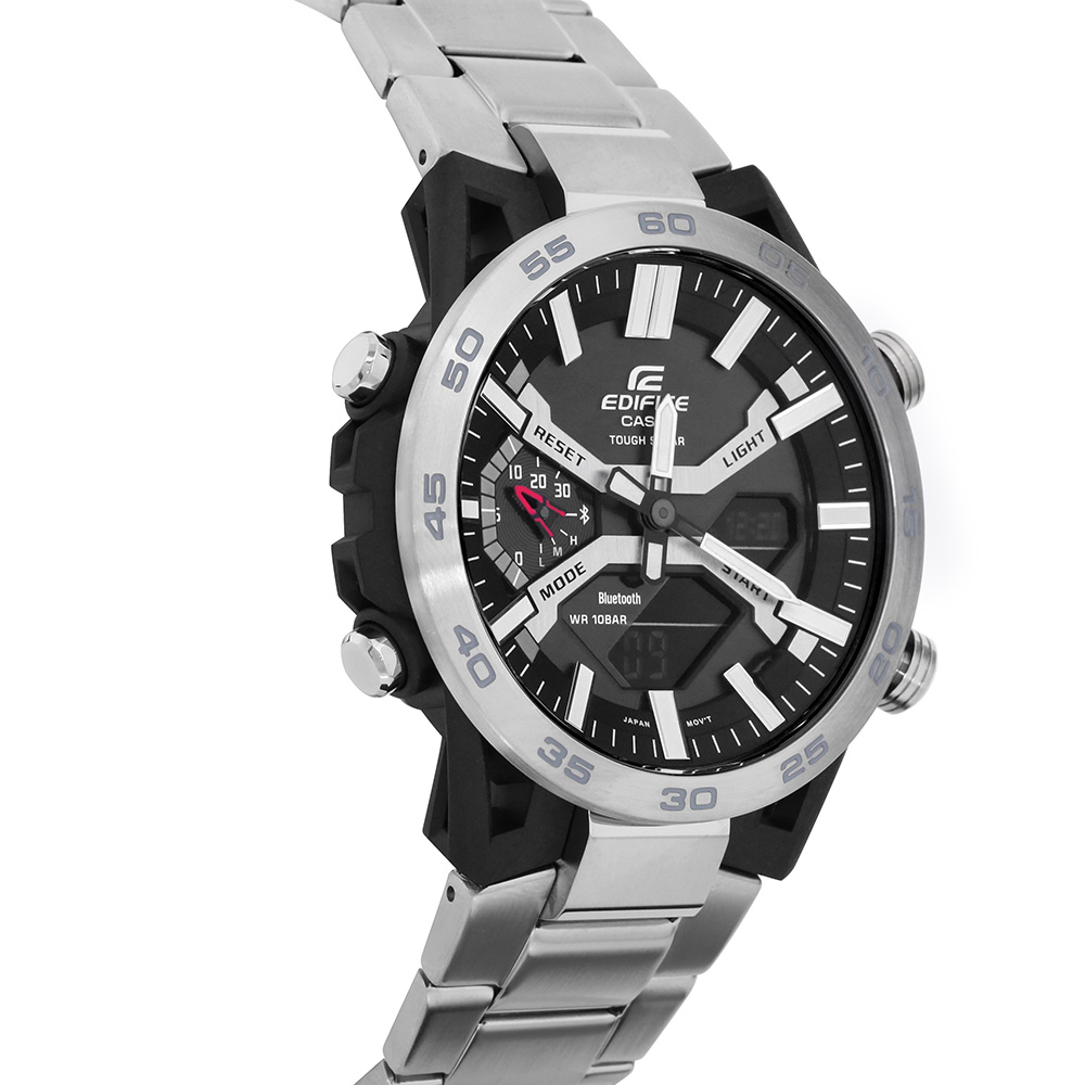 Đồng hồ Edifice Casio 51 mm Nam ECB-2000D-1ADF Màu Bạc