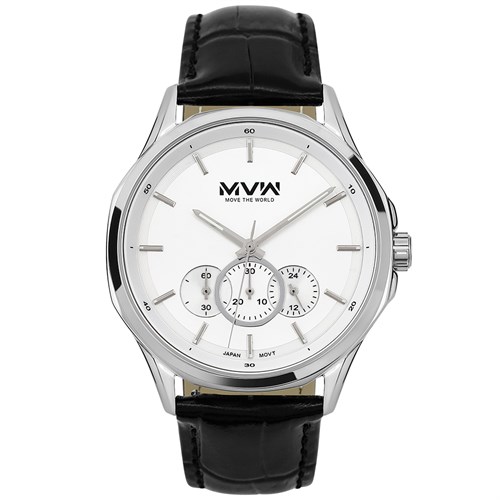 Đồng hồ MVW Sport 43 mm Nam ML074-02 Màu Đen