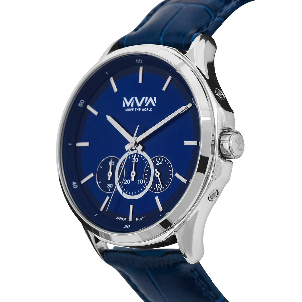 Đồng hồ MVW Sport 43 mm Nam ML074-03 Màu Xanh