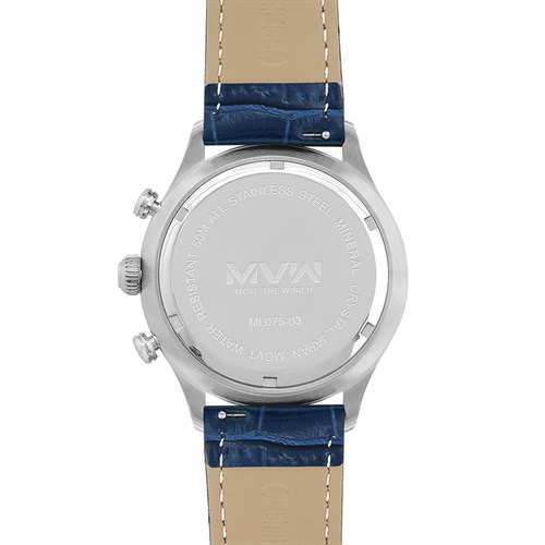 Đồng hồ MVW Sport 43 mm Nam ML075-03 Màu Xanh