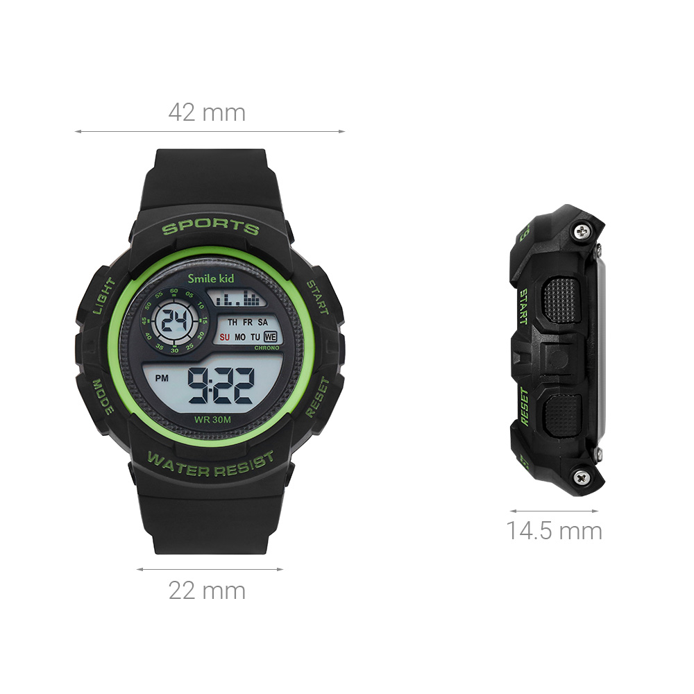 Đồng hồ Smile Kid 42 mm Trẻ em SL127-01 Màu Đen