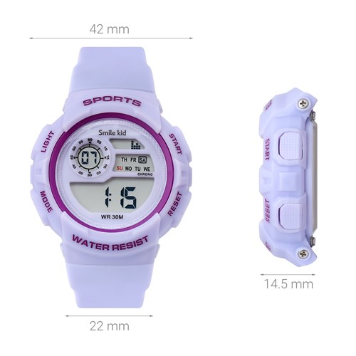 Đồng hồ Smile Kid 42 mm Trẻ em SL127-03 Màu Tím